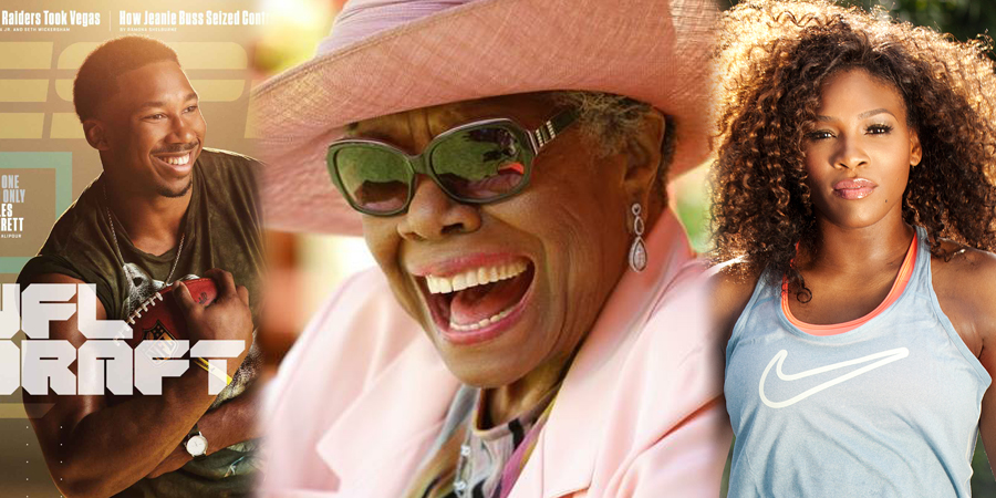 Myles Garrett & Serena Williams Honor Maya Angelou